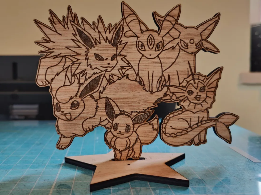 Eeveelutions Star-Base Decoration figurine Pokemon decor idea