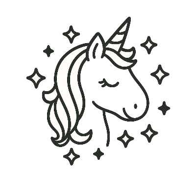 ciondolo a cuore unicorno.xcs