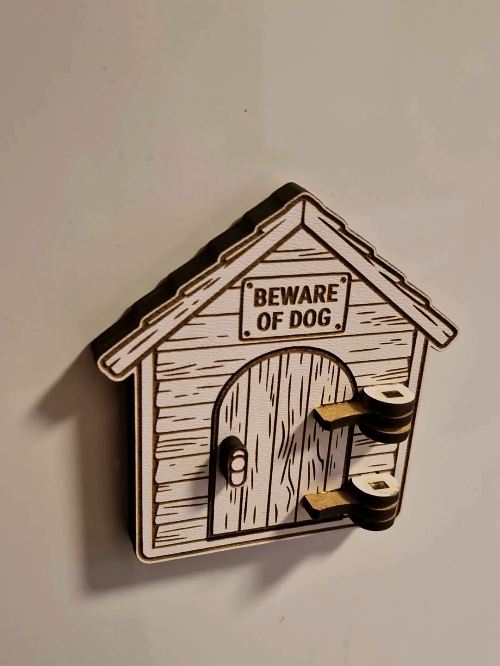 [Laser cut and engrave] Funny Magnets set Laser Cut Files,3D Animals SVG