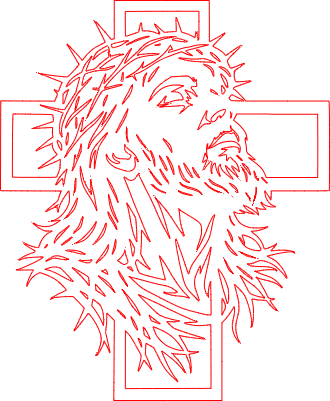 4001 - Jesus Cross Wall Decor.xcs