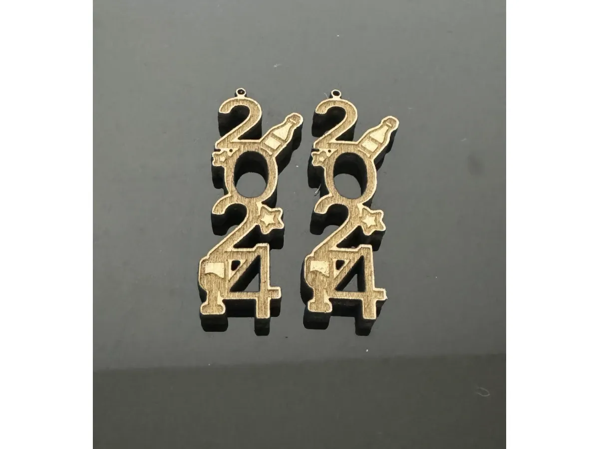 New Year 2024 Earrings new year gift design