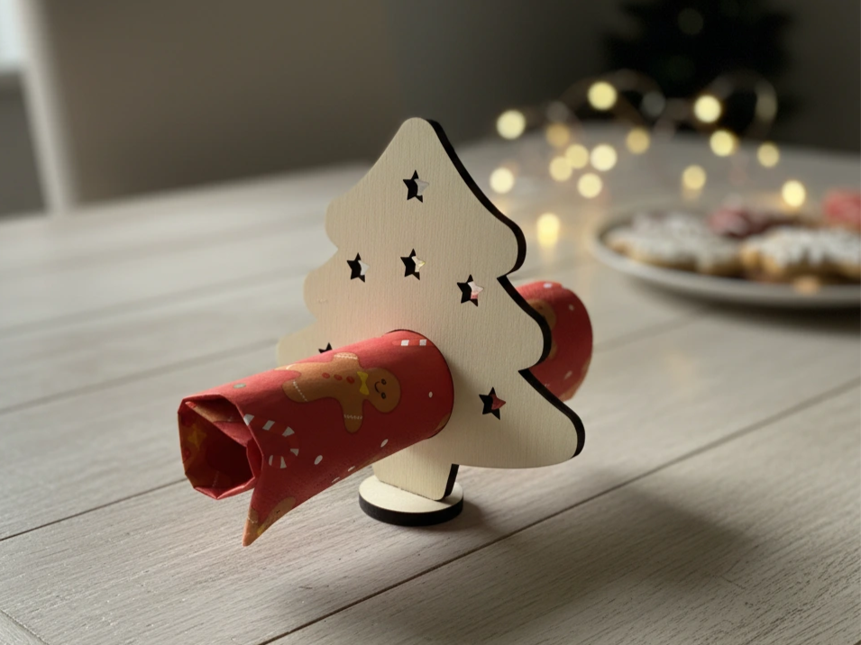 Porte serviette de Noël sapin