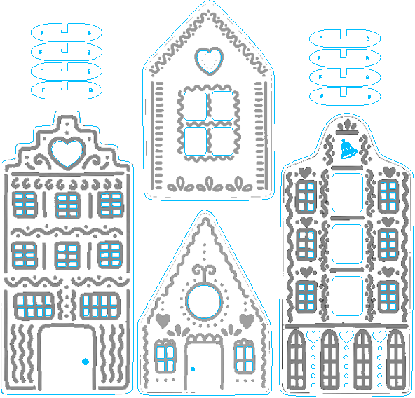 gingerbread village.xcs