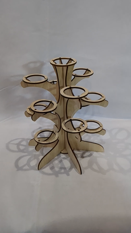 [Laser cut and engrave] Easter Tree decor, eggs stand holder, template laser cut. Easter kitchen decor, laser cutting pattern, holiday decorations. Cut model, Easter gift.