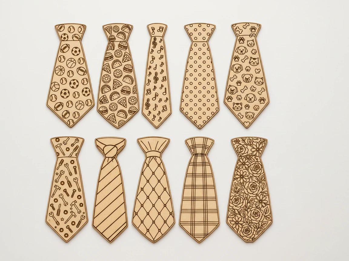 Father's Day Tie Magnets Bundle father's day gift design