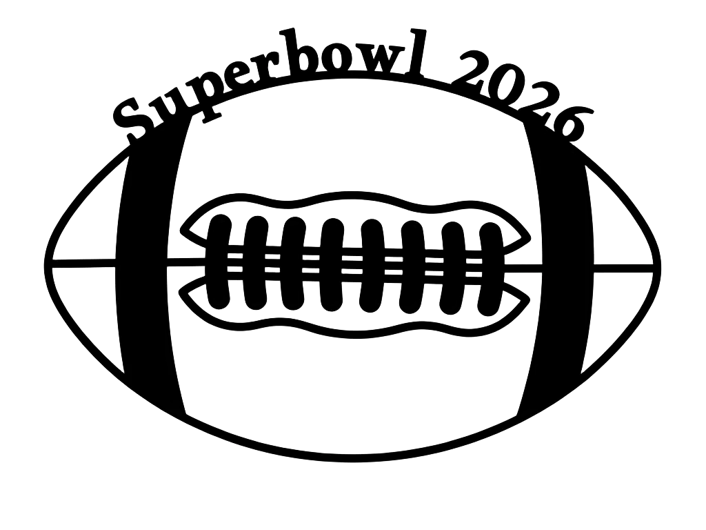 Superbowl 2026 Design / Pattern | Free Files - Atomm