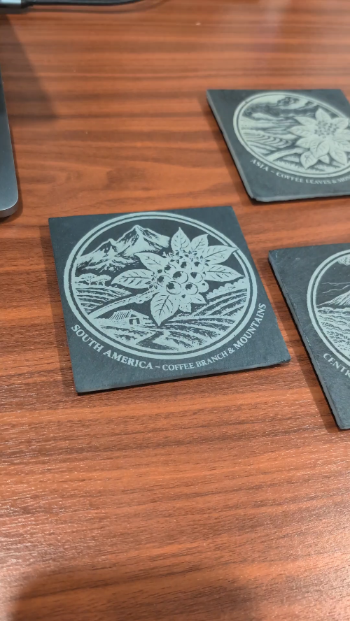 [Laser cut and engrave] From Bean to Earth