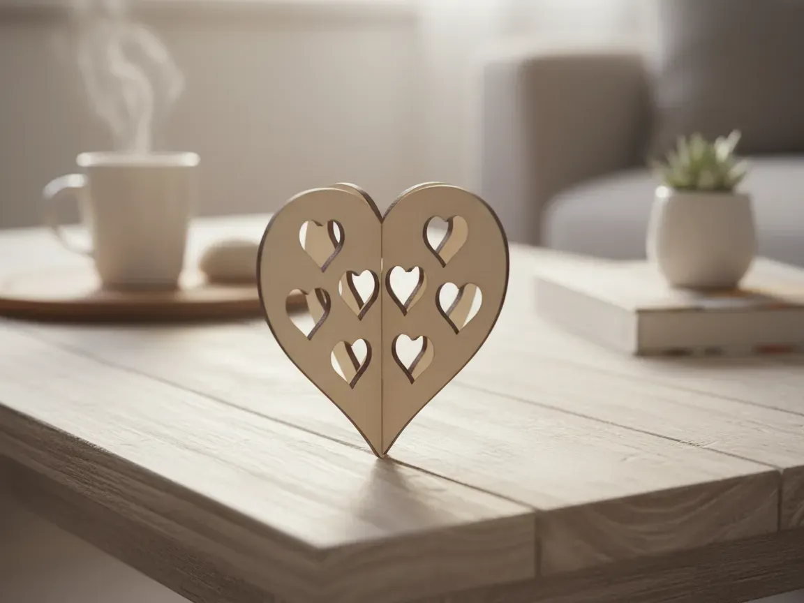 3D personilized heart ❤️ personalized ornament design on Atomm