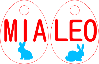Personalized Easter Egg Charms.xcs