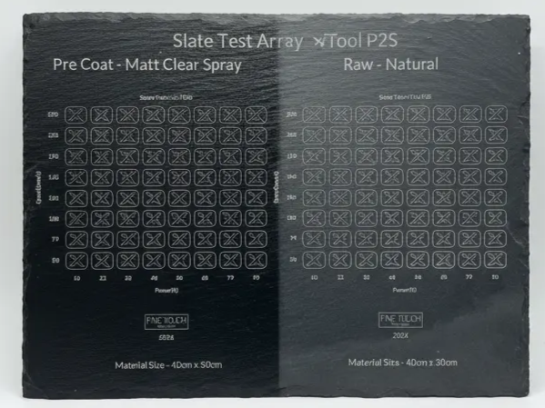 Slate Score Test Array - Pre Matt Clear Coat and Raw | Free Files - Atomm