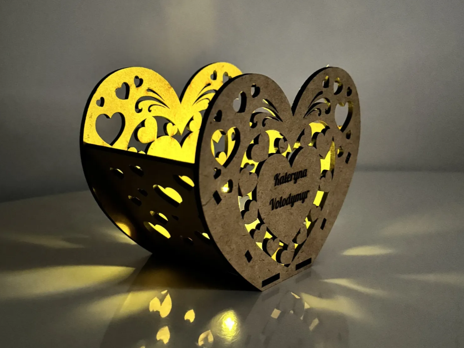 Personalized Valentine's Day Candle Holder valentines day gift design