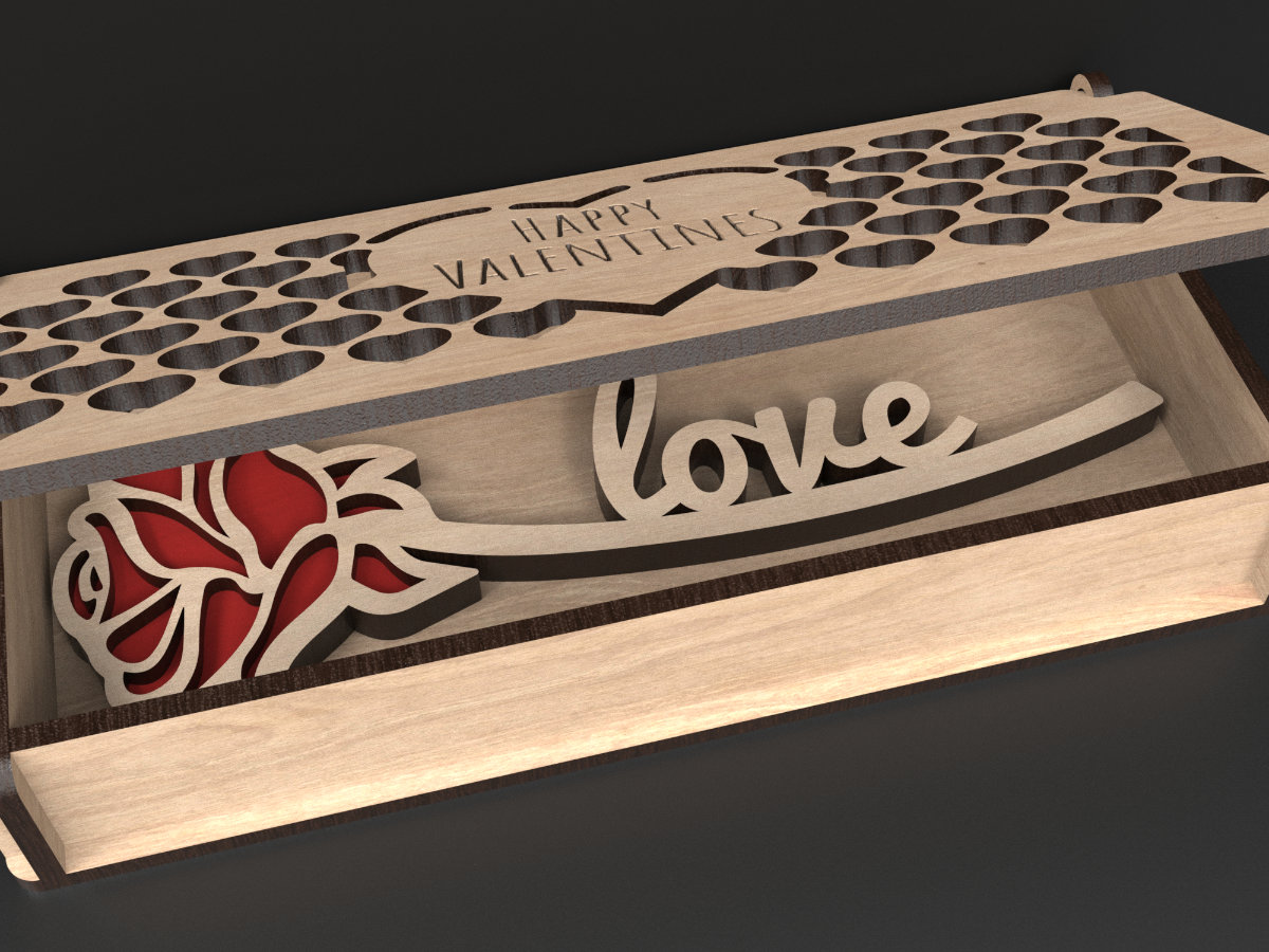 Rose Box anniversary gift for her idea