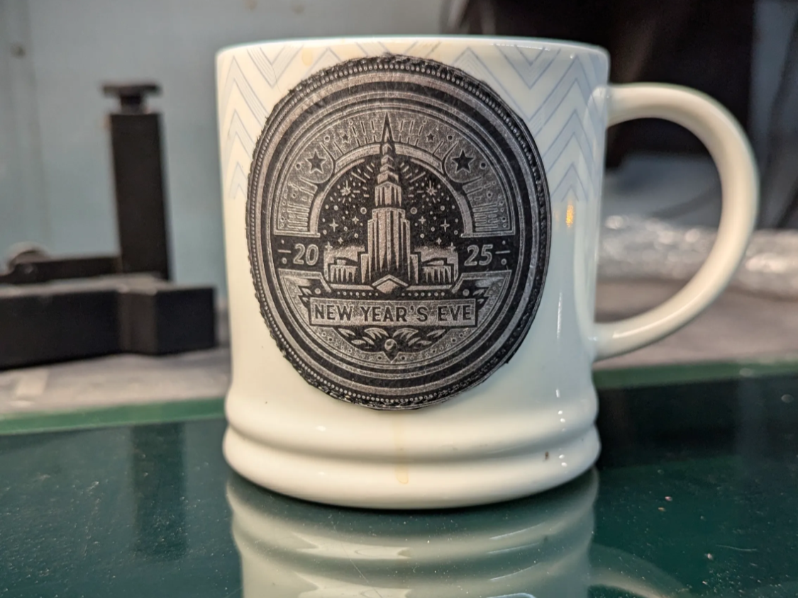 New Year's Morning Coffee Cup new year gift design
