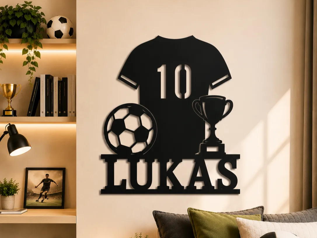 Personalized Football Wall Art SVG