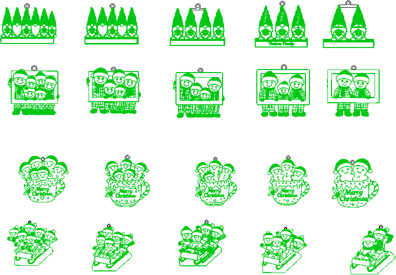 christmas family ornament.xcs