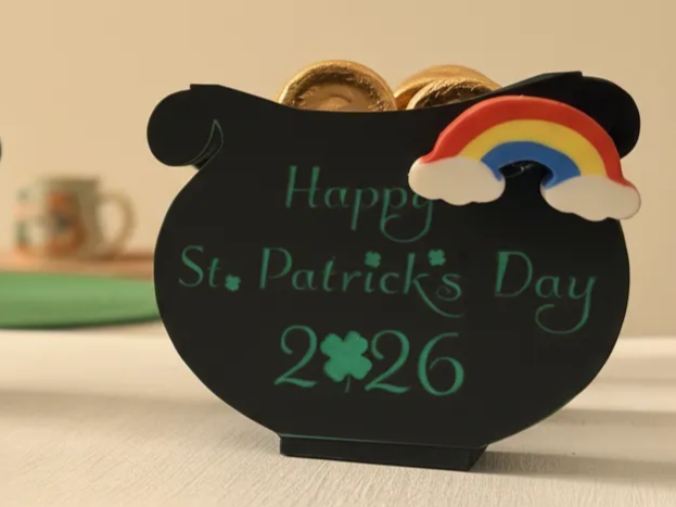 St. Patrick's Day Treat Box party favor design