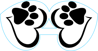 dog paw heart keychain.xcs