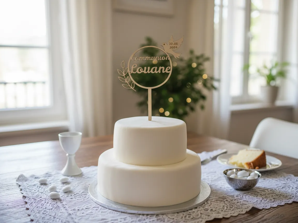 decoration gateau communion | Free Files - Atomm