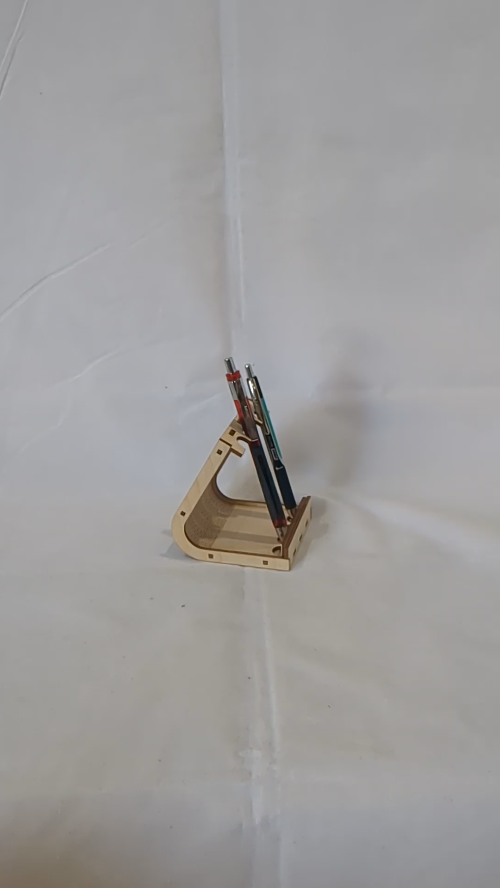 [Laser cut and engrave] Gift Desk Organizer Laser Cut Pattern, Pen Pencil Holder Design, Office Display