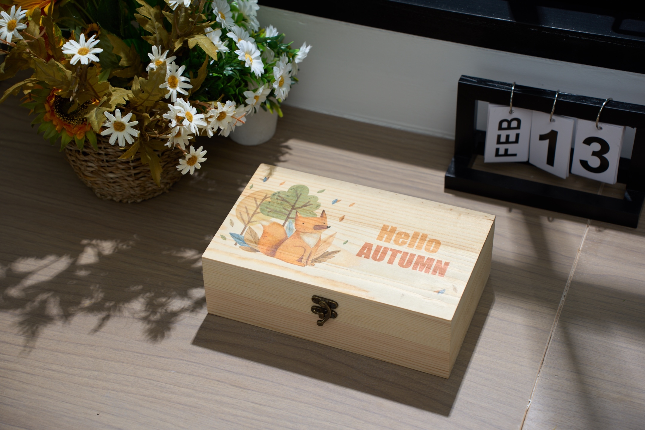 Wooden Storage Box (Inkjet Finish) wooden box idea