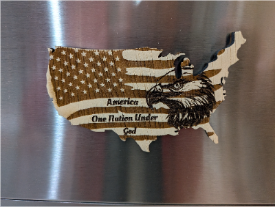 Flag & Eagle Refrigerator Magnet.xcs