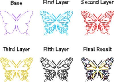 3D Laser Cut Butterfly.xcs