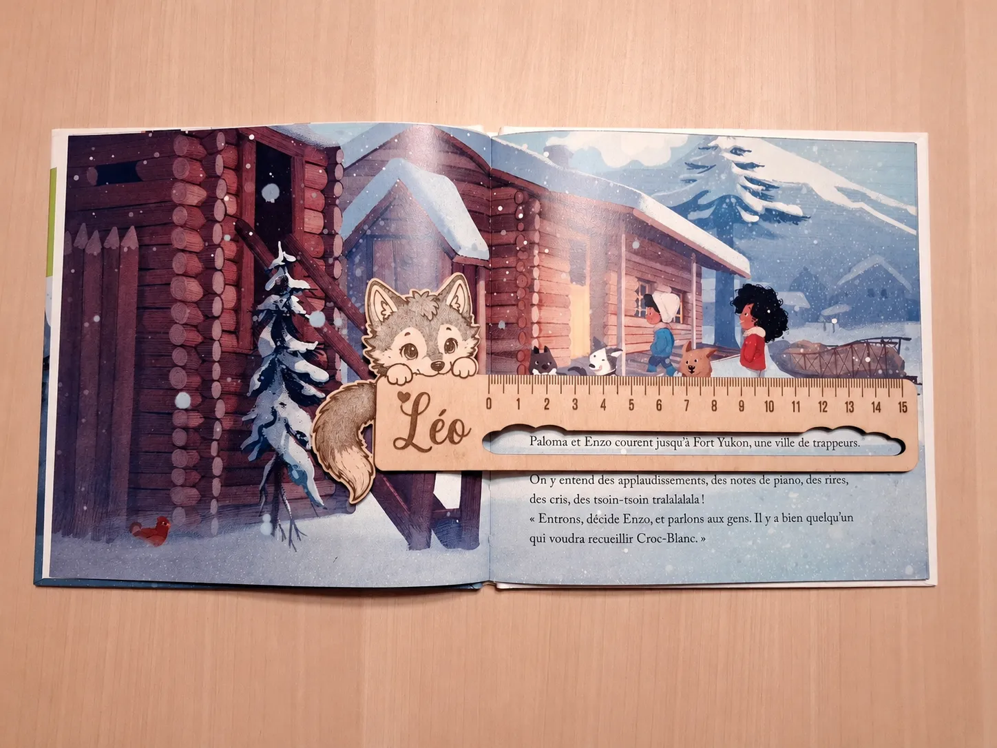 3-in-1 wolf Reading Ruler Bookmark – Personalizable Kids Line Guide (2 ...