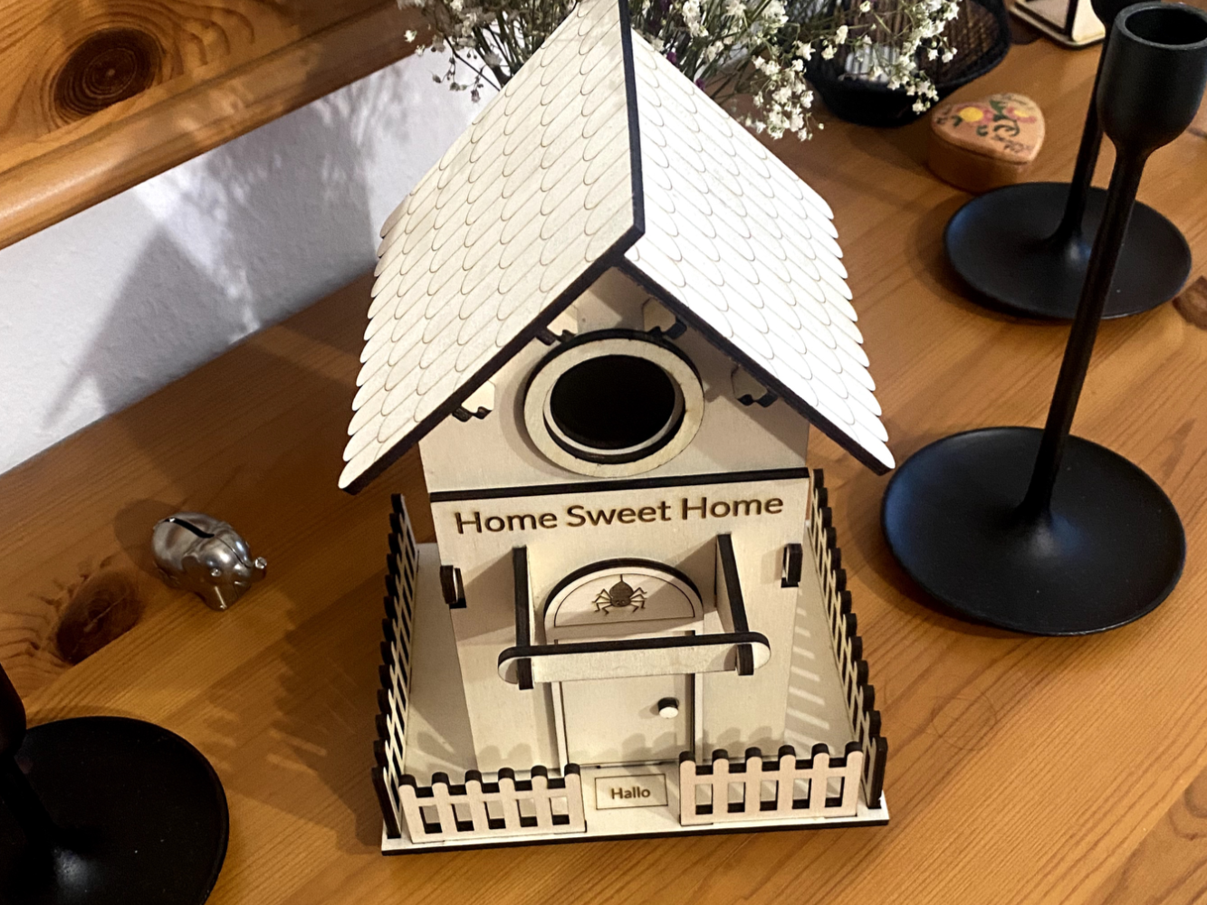 Vogelhaus Home Sweet Home Geschenkidee