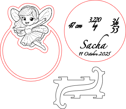 plaque de naissance petite fée.xcs