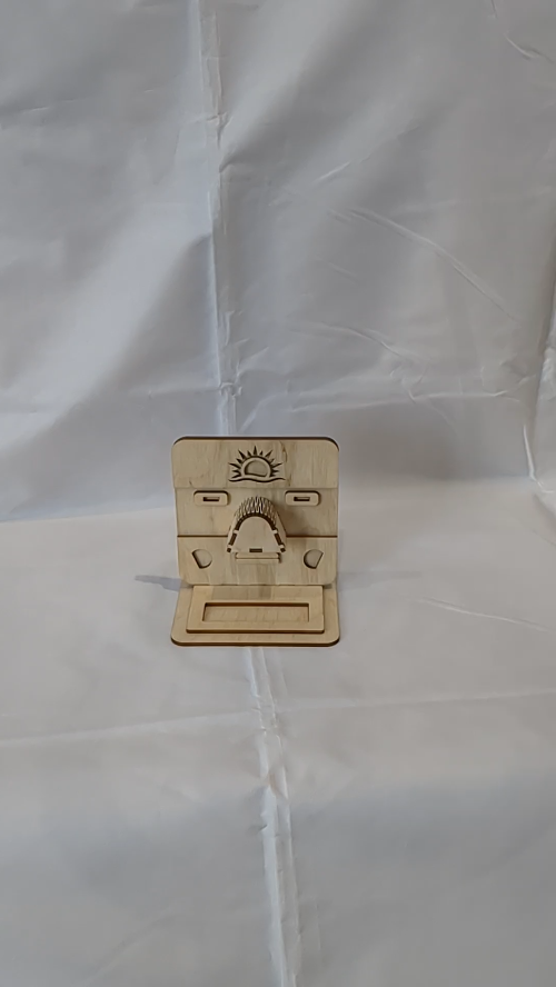 [Laser cut and engrave] Gift eyeglasses holder, laser cut model, face pattern. Stand holder design, cutting design, greeting table decor, Birthday gift, holiday decorations.