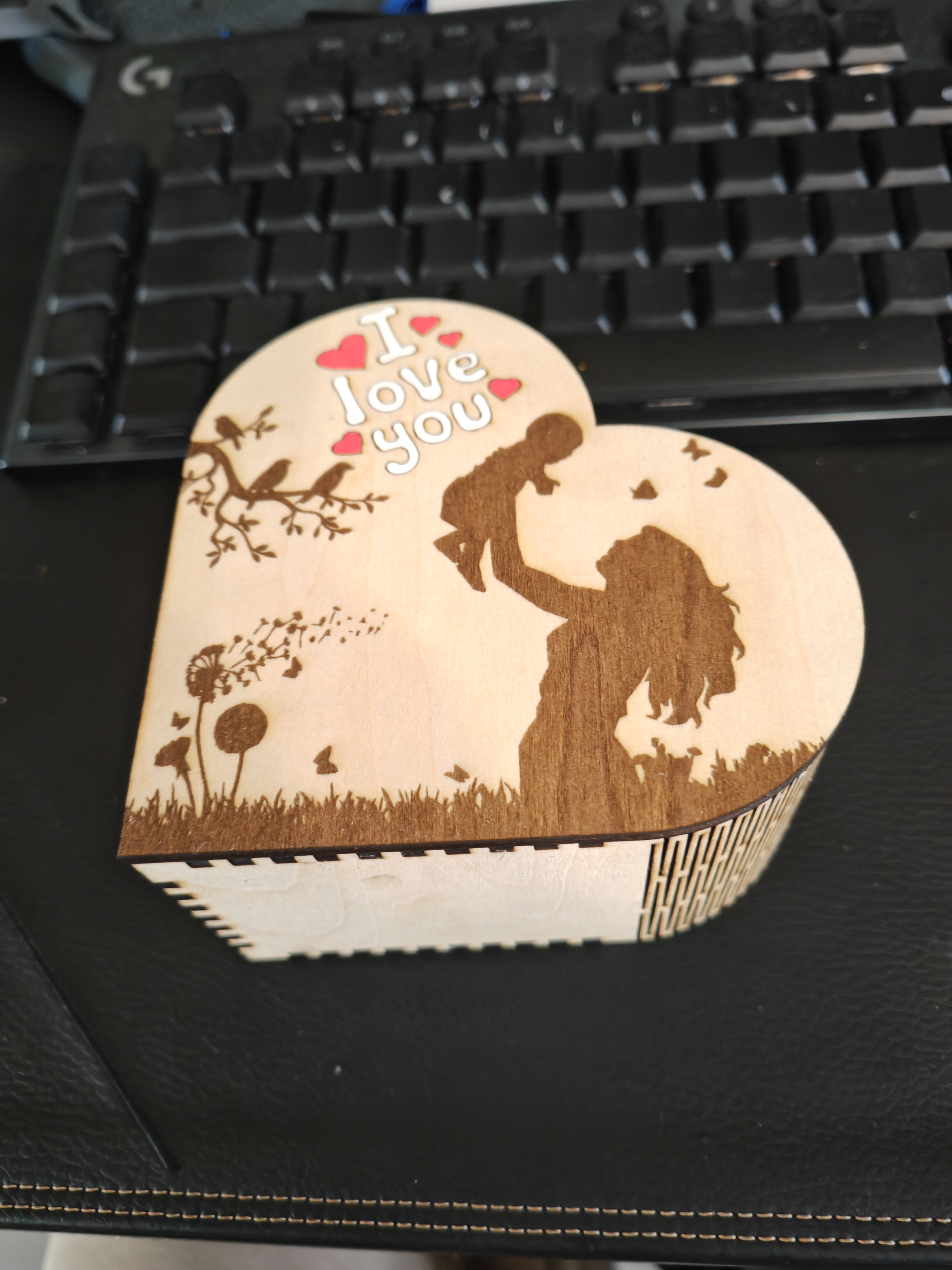 'I Love You' Wooden Box wooden box idea