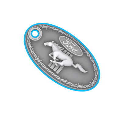 FordMustangOvalKeychain.xcs