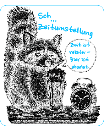 waschbär zeitumstellung.xcs