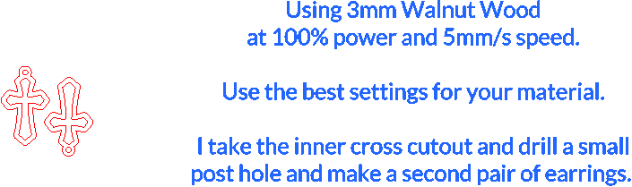 CrossEarringsHollow.xcs