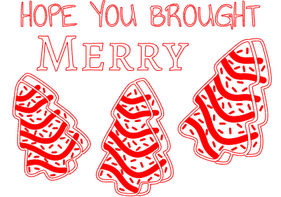 Welcome Sign - Merry Christmas - Little Debie Trees - Acrylic.xcs