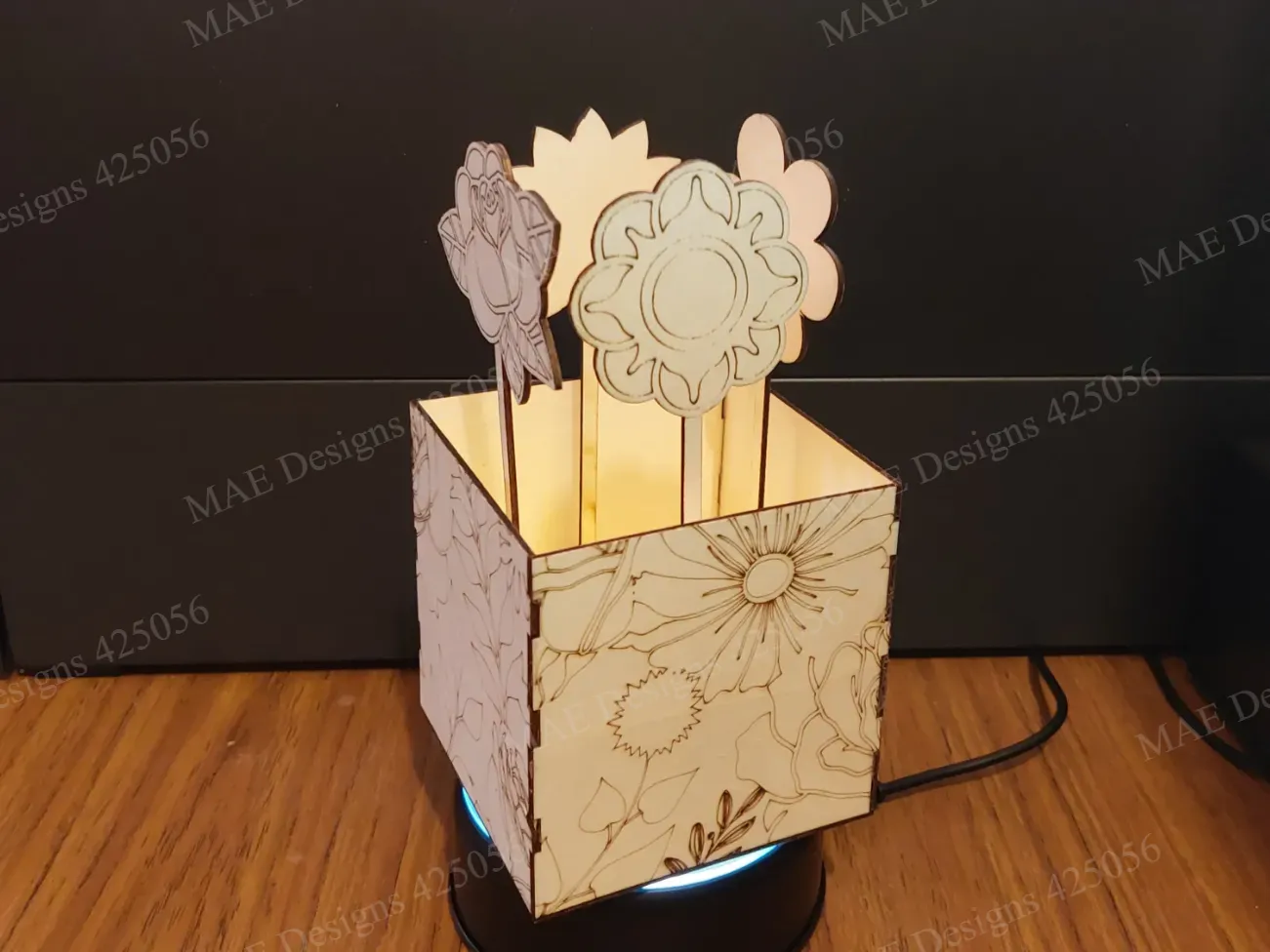 Box of Flowers flower craft idea