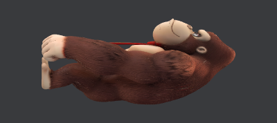 Donkey Kong Inner Engraved Keychain.xcs