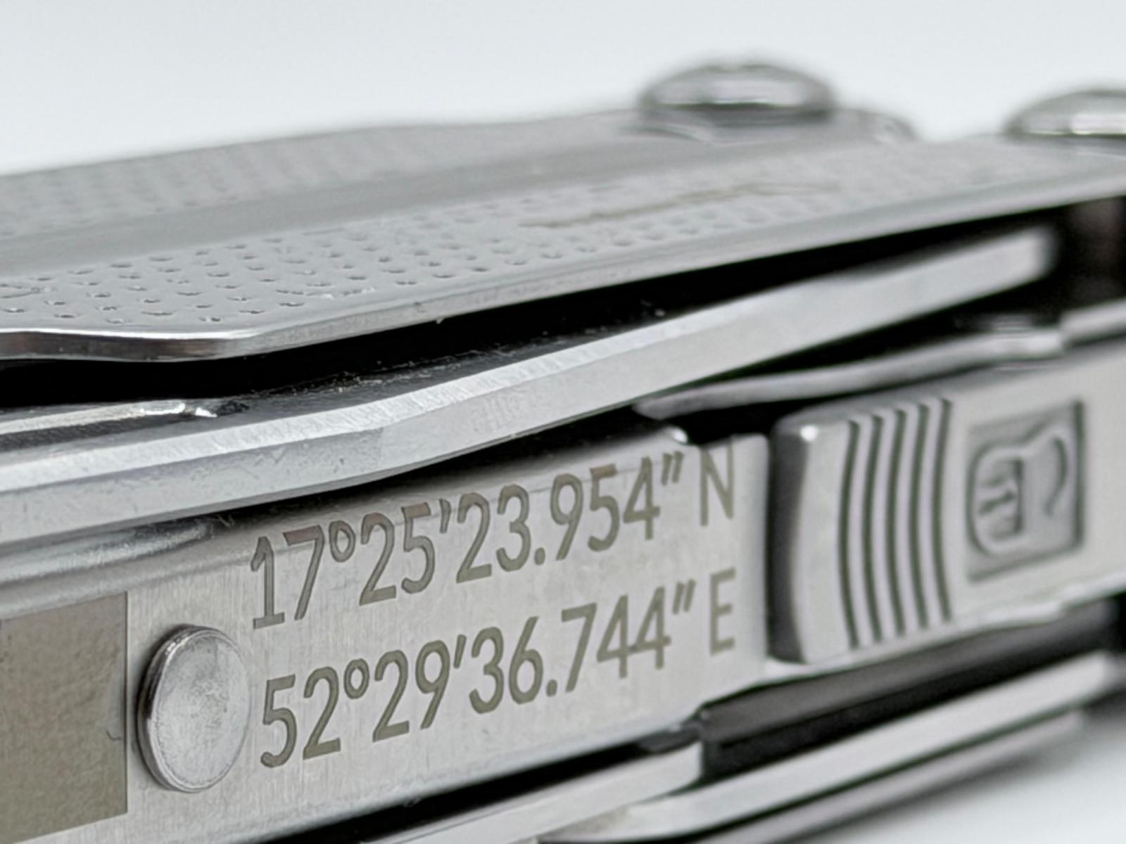 Engraved Stainless Steel Personalized Multi-Tool Pocket Knife anniversary gift for him idea