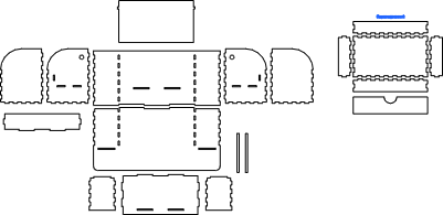 Schreibtischorganizer mit Schublade.xcs