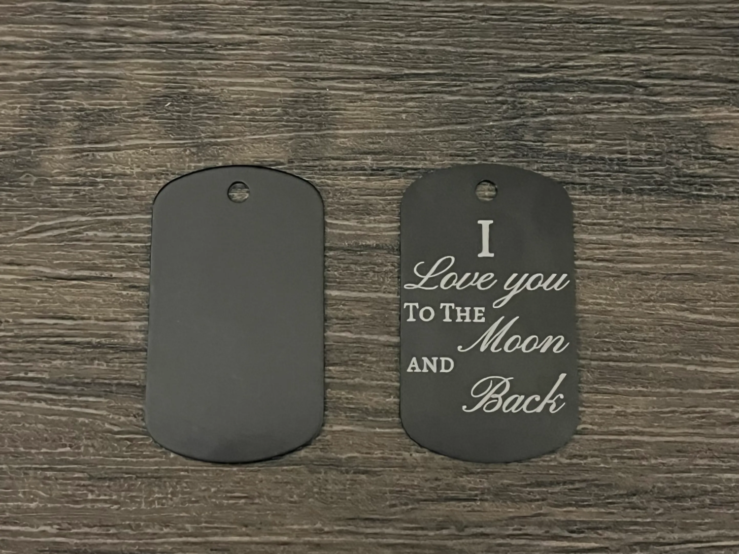 "I Love You to the Moon and Back" Keychain gift for her design