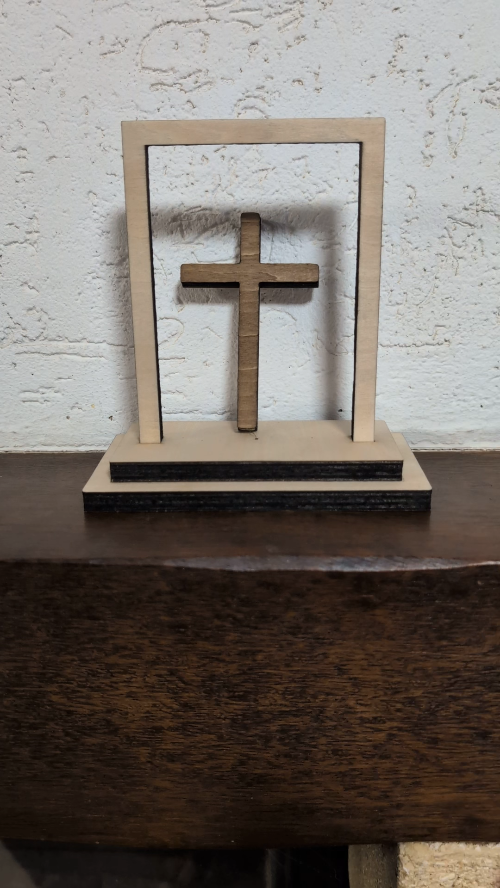 [Laser cut and engrave] Croix Magique flottante