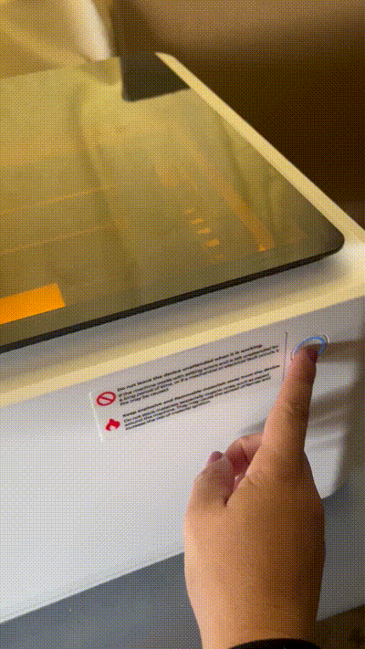 他已复活,站立标语 instruction: step 8 - 添加你的材料,检查设置和流程。