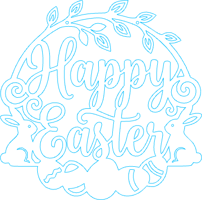 Happy Easter Sign.xcs