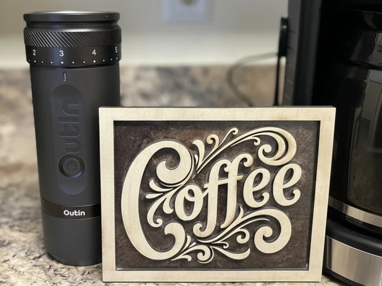 "Ground Coffee" Decor Sign gift design