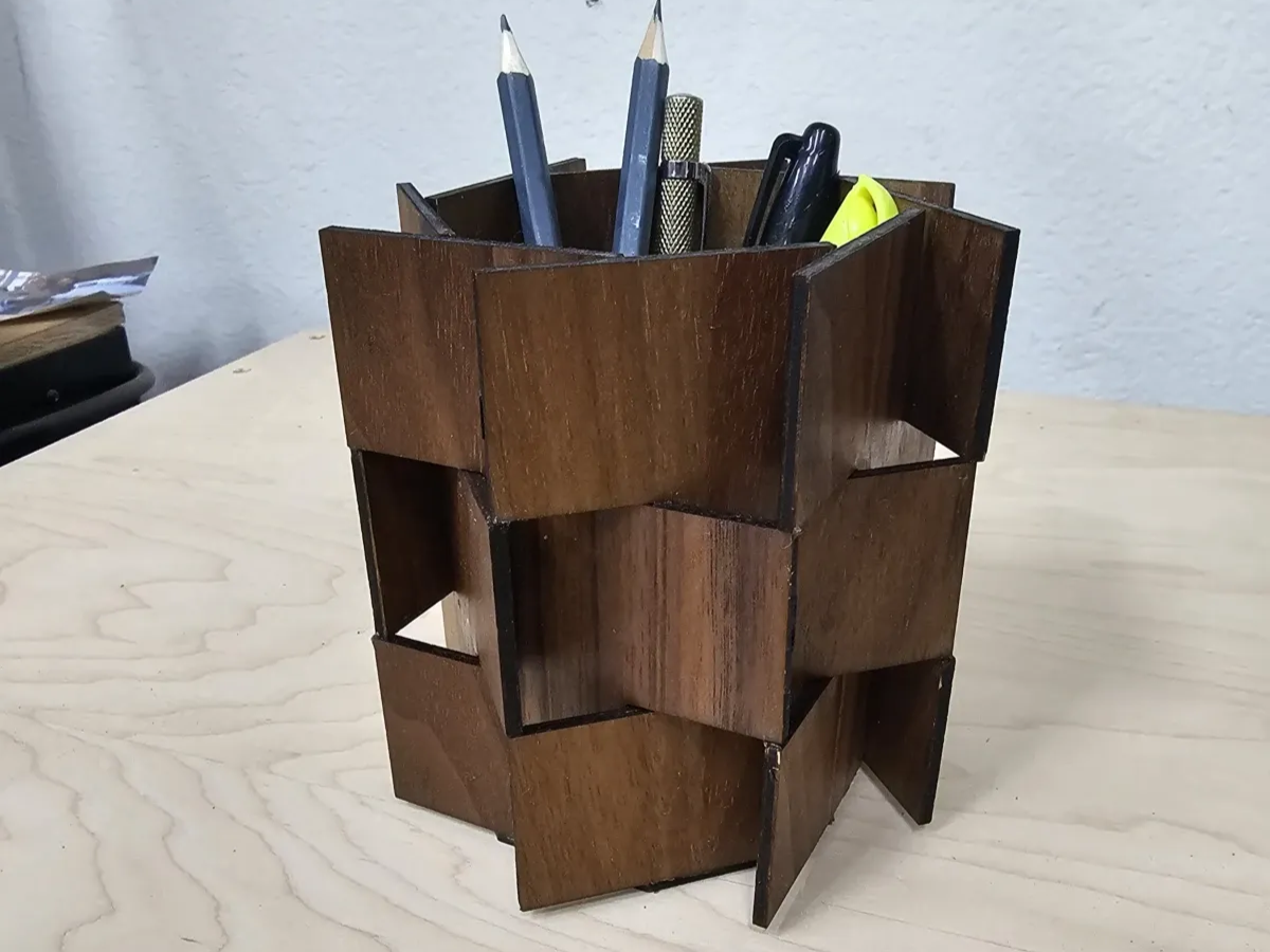 Desk Organizing Pencil Cup office desk decor idea