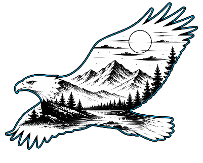 Eagle Engrave Cut Nature Scene.xcs