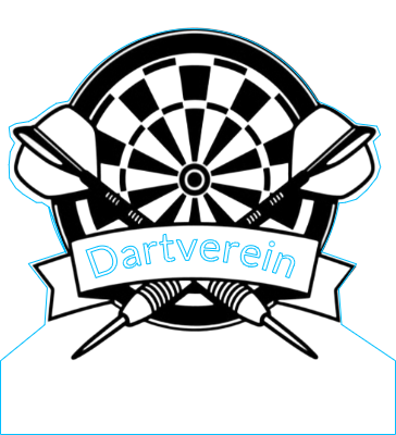 Dartscheibe Plexiglas 3mm als LED Lampe.xcs