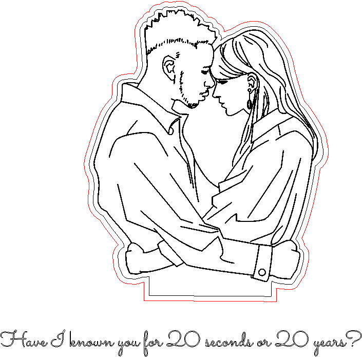 Transparent Acrylic Music Sign.xcs