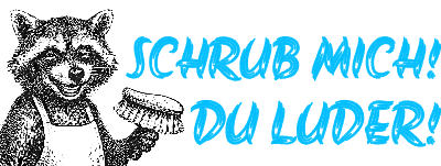 Waschbär Schrub mich.xcs