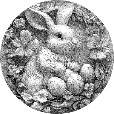 Osterhase auf PLA.xcs